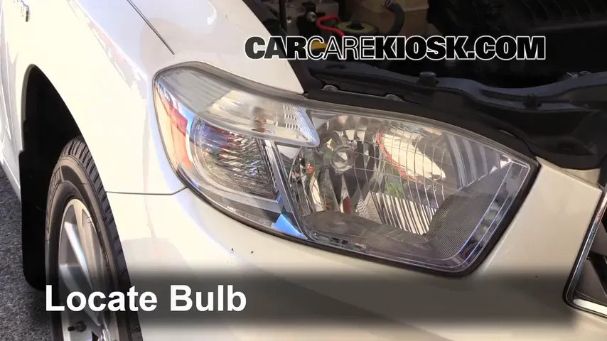 2009 Toyota Highlander Hybrid Limited 3.3L V6 Lights Turn Signal - Front (replace bulb)